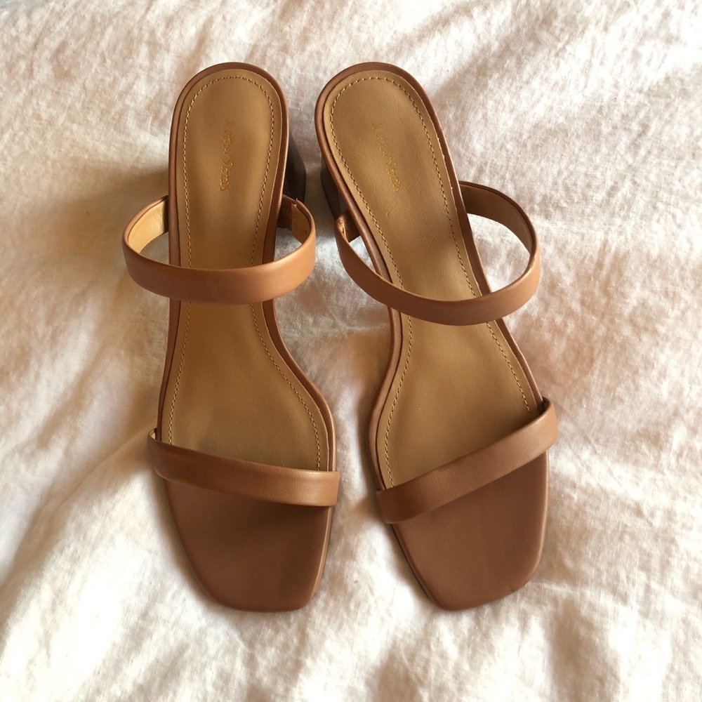 & Other Stories Open-toed Heeled Sandals Sz 38